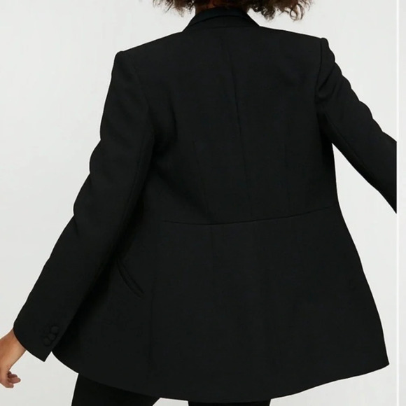 Babaton  Jackson Tailored Collarless Blazer in Black - Picture 4 of 4